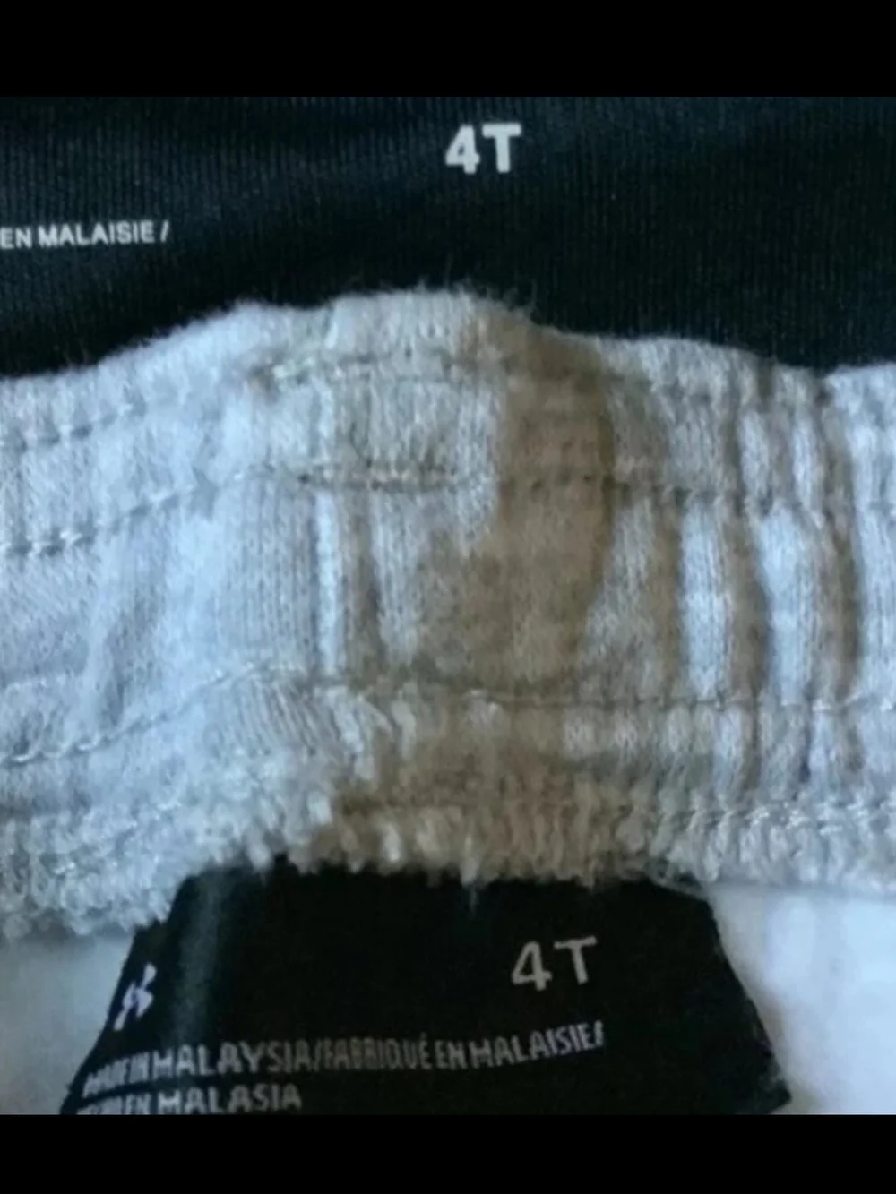 Under Armour Boys  Black Tee & Gray Sweatpants Set Size 4T(NWT)~PRICE IS FIRM~